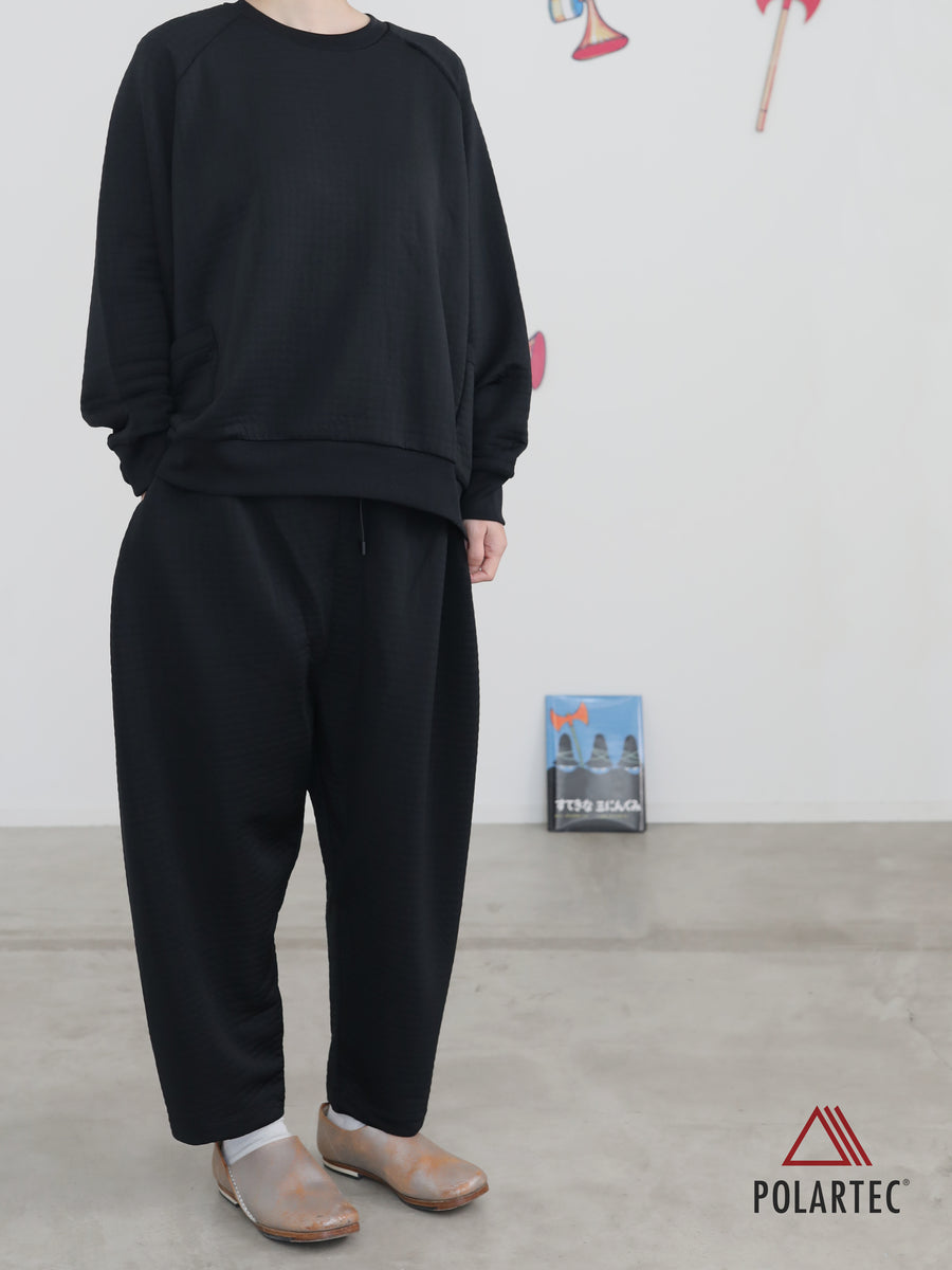 Air insulation ! raglan sleeve trainer / Air insulation ! pack-man