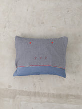 耳鳴! Big pillow  - ( 千鳥格子 Old Selvedge linen )