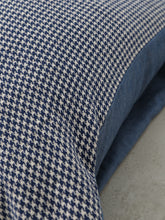 耳鳴! Big pillow  - ( 千鳥格子 Old Selvedge linen )