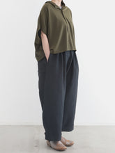 軽快！ 作務 Wrap Pants　 -    （　もっと偽リネン　）