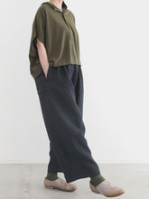 軽快！ 作務 Wrap Pants　 -    （　もっと偽リネン　）