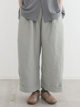 軽快！ 作務 Wrap Pants　 -    （　もっと偽リネン　）