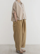 軽快！ 作務 Wrap Pants　 -    （　もっと偽リネン　）