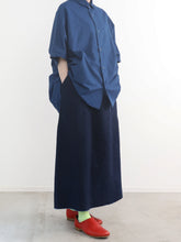 本藍染！ Boy Friend  Origami S/S Shirt  　 -    （　セルビッチオーガニックコットンオックス　）