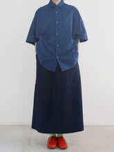 本藍染！ Boy Friend  Origami S/S Shirt  　 -    （　セルビッチオーガニックコットンオックス　）