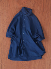 本藍染！ Boy Friend  Origami S/S Shirt  　 -    （　セルビッチオーガニックコットンオックス　）
