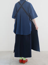 本藍染！ Boy Friend  Origami S/S Shirt  　 -    （　セルビッチオーガニックコットンオックス　）
