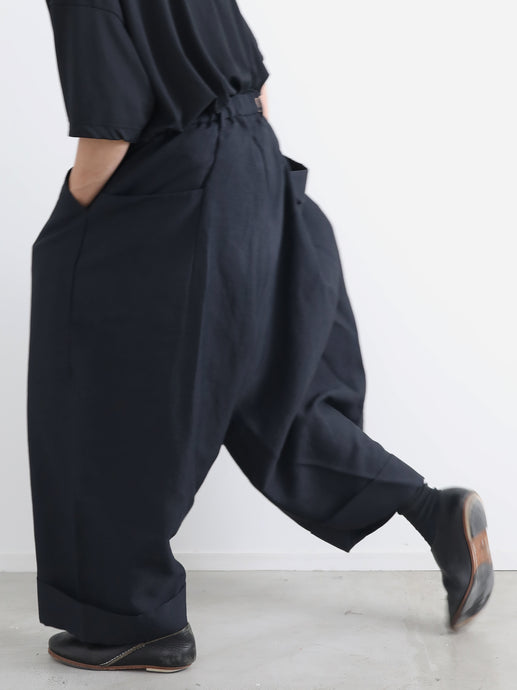 サリゲナク | Easy Ju-do Salong Pants | (もっと偽リネン