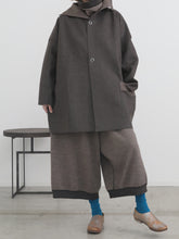 Washable! Social Sculpture Mac Coat Duo   - （　超圧縮ウール／CAR Sheet　）