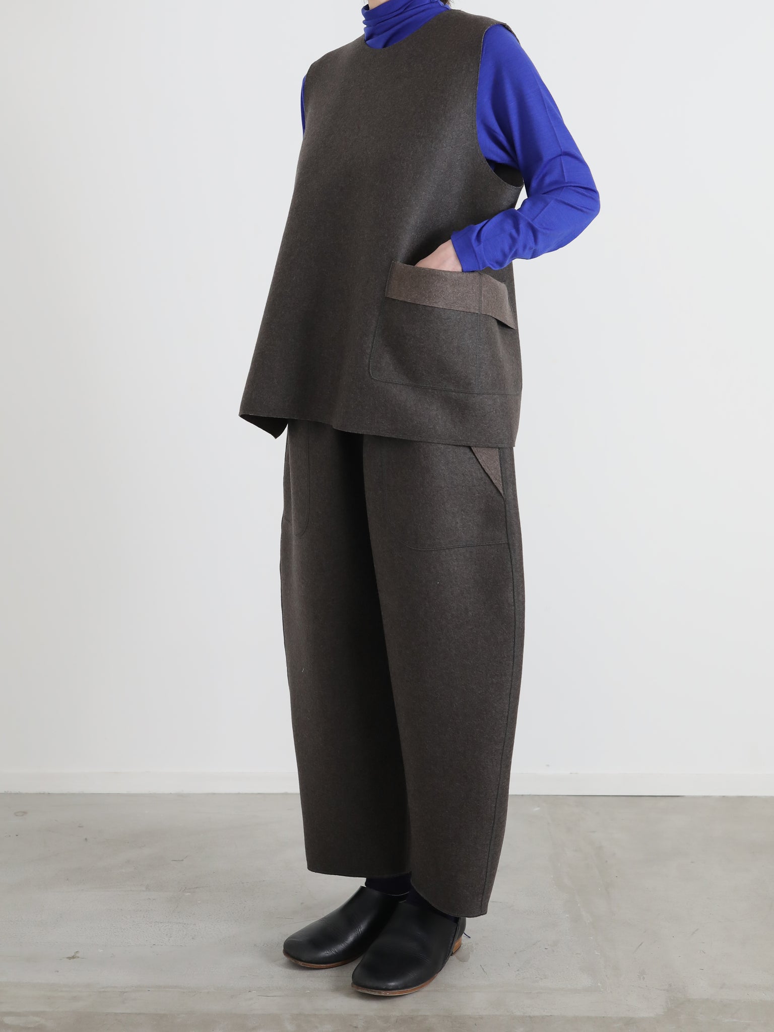 Washable! Social Sculpture Pierrot Pants Duo - （ 超圧縮ウール