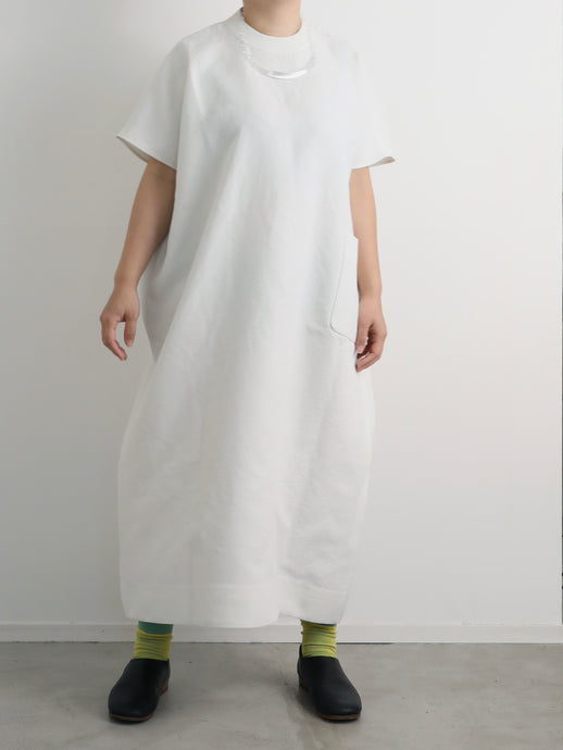 Square French Tunic   - （　もっと偽リネン　）