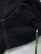 耳鳴！Kruta Half Coat -（  えんぴつストライプ・画用紙布 )