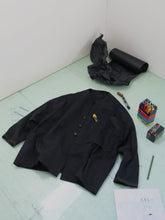 耳鳴！Kruta Jacket  -（  えんぴつストライプ・画用紙布 )