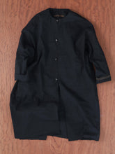 耳鳴！Kruta Half Coat -（  えんぴつストライプ・画用紙布 )