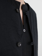 耳鳴！Kruta Half Coat -（  えんぴつストライプ・画用紙布 )