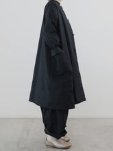 耳鳴！Kruta Half Coat -（  えんぴつストライプ・画用紙布 )