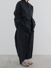 耳鳴！Kruta Jacket  -（  えんぴつストライプ・画用紙布 )