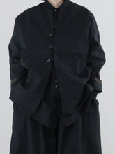 耳鳴！Kruta Jacket  -（  えんぴつストライプ・画用紙布 )