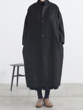 耳鳴！Long Mac Coat 　 -  （ Special Touch Wool Herringbone )