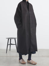 耳鳴！Long Mac Coat 　 -  （ Special Touch Wool Herringbone )