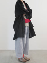 Flat Medium Coat -（  クッキングペーパー・ウォッシャブルシルクリネン )