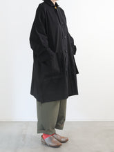 Flat Medium Coat -（  クッキングペーパー・ウォッシャブルシルクリネン )