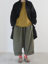 Flat Medium Coat -（  クッキングペーパー・ウォッシャブルシルクリネン )