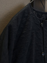 泥棒！ Drop coat　 - （  FABRITEC / Wool–Cotton Jacquard Quilting  ）