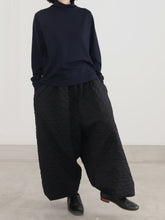 泥棒! Boy Friend Chapplin Pants  - （  FABRITEC / Wool–Cotton Jacquard Quilting  ）
