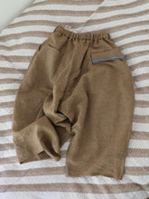 耳鳴！ Boy Friend Chapllin Pants　 -  （ old selvedge linen ox )
