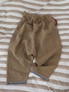 耳鳴！着和物 Pants　 -  （ old selvedge linen ox )