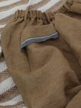 耳鳴！ Boy Friend Chapllin Pants　 -  （ old selvedge linen ox )