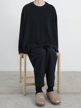 Breathing! Button Rivets Crew Neck - （  FABRITEC / ウォッシャブルシルク鹿の子  ）