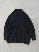 Breathing! 泥棒 Button Rivets VVV Neck Cardigan　 - （  FABRITEC / ウォッシャブルシルク鹿の子  ）