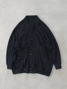 Breathing! 泥棒 Button Rivets VVV Neck Cardigan　 - （  FABRITEC / ウォッシャブルシルク鹿の子  ）