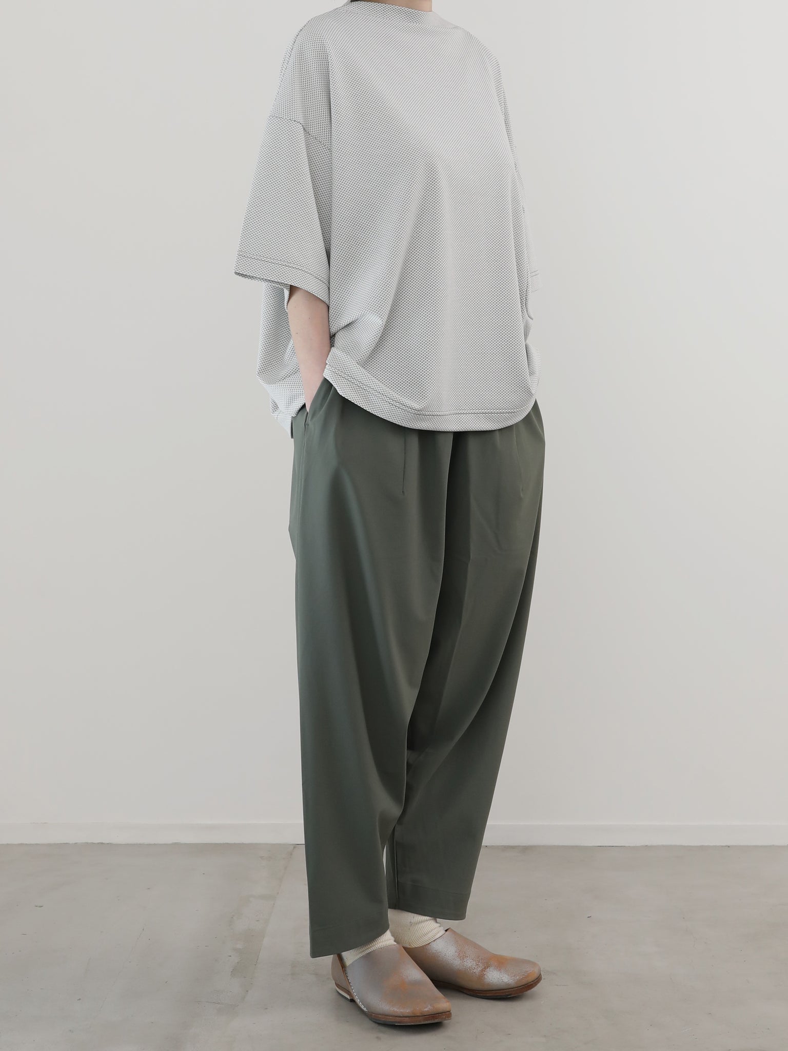 トップス Sarigenaku Rum Neck Daidarabo Tee Rum Neck Daidarabo Tee - （ POLARTEC Delta ） – サリゲナク