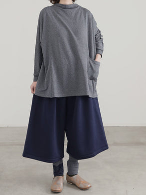 Thermostat！ Boat neck ZIGZAG Tunic 　 -  （　polartec  power wool　）※メリノウール混紡