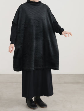 Warm!  Rum neck french tunic vest　  -  （　POLARTEC High loft　）