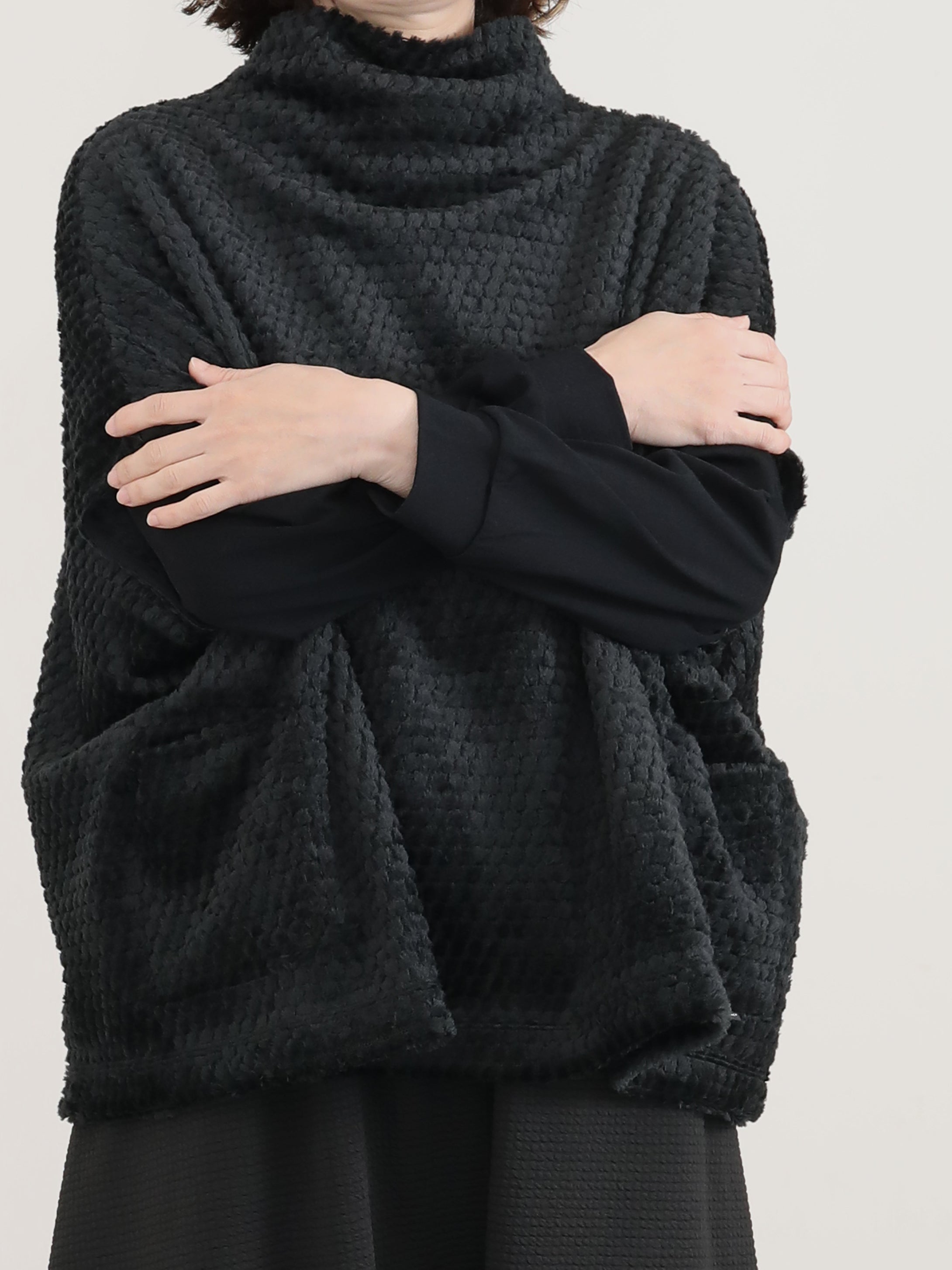 Warm!  Rum neck french vest　  -  （　POLARTEC High loft　）