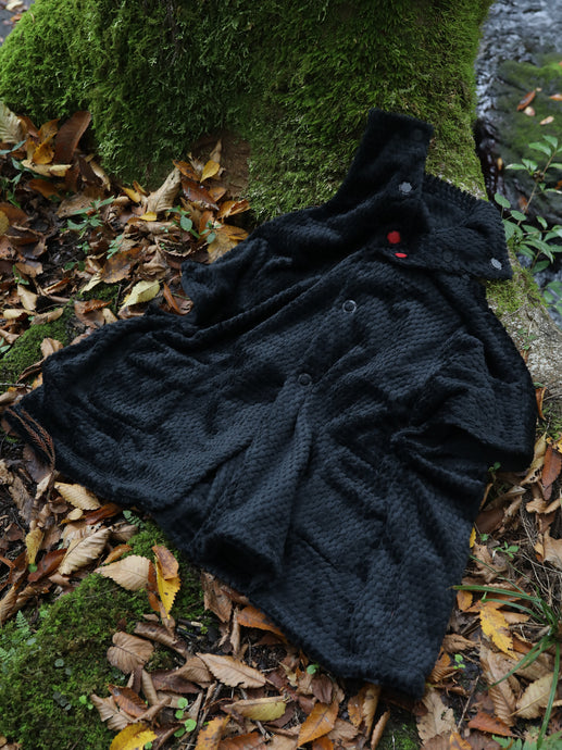 Warm!  Gull neck front open vest　  -  （　POLARTEC High loft　）