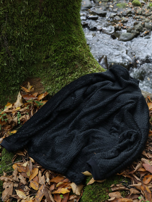 Warm!  Rum neck mac sleeve trainer　  -  （　POLARTEC High loft　）