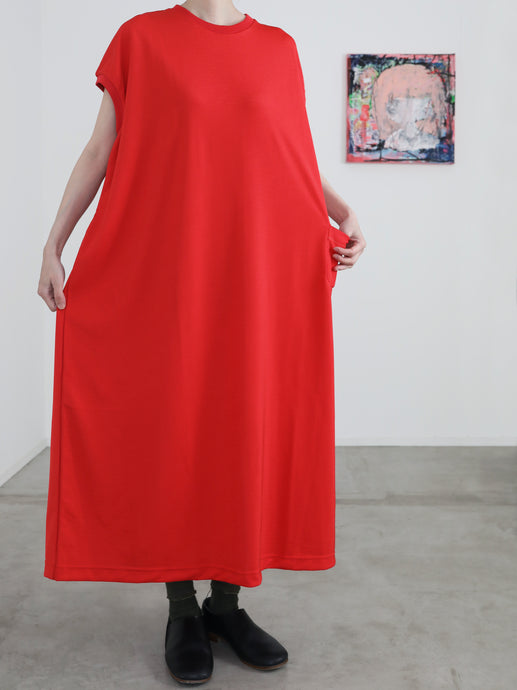 Breathing! Sleeveless  Crew Neck  Onepiece　 - （  FABRITEC / 変形ピケ  ）