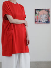 Breathing!  French Crew Neck Tunic　 - （  FABRITEC / 変形ピケ  ）