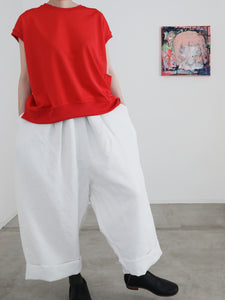 Breathing!  Sleeveless Crew Neck Tee　 - （  FABRITEC / 変形ピケ  ）