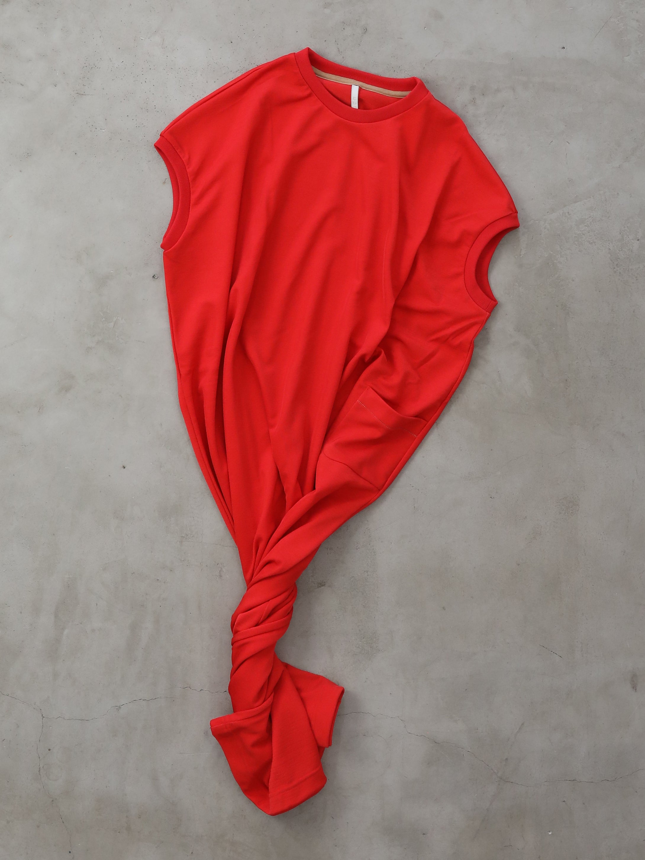 Breathing! Sleeveless  Crew Neck  Onepiece　 - （  FABRITEC / 変形ピケ  ）