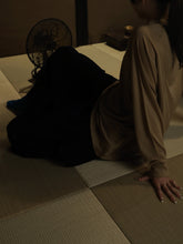 【パジャマルック】　／　おやすみ！ Rum Neck Dorman Tee　 -    （　Super180's Washable wool　）