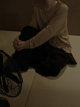 【パジャマルック】　／　おやすみ！ Raglan Sleeve Tee　 -    （　Super180's Washable wool　）