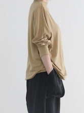 【パジャマルック】　／　おやすみ！ Rum Neck Dorman Tee　 -    （　Super180's Washable wool　）