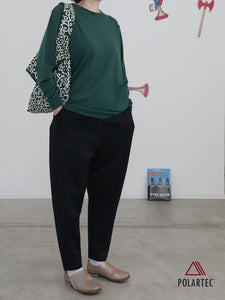 Refresh! Half Roll Neck Long Sleeve   - （　POLARTEC Delta 　）  /  Air insulation ! pack-man easy straight pants  - （ POLARTEC  Power Air )