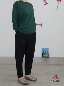 Refresh! Half Roll Neck Long Sleeve   - （　POLARTEC Delta 　）  /  Air insulation ! pack-man easy straight pants  - （ POLARTEC  Power Air )